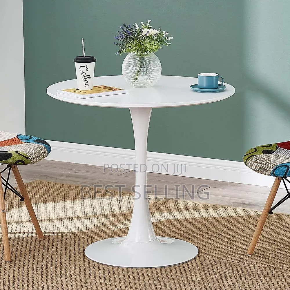 Premium White Round Table