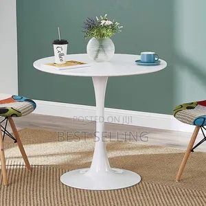 Premium White Round Table