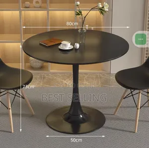 Quality Black Round Table