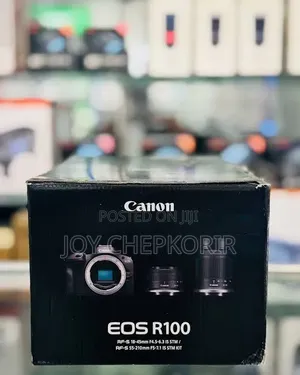Canon Eos R100 MirrolessCamera (18-45mm + 55-210mm) Dual Lens