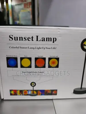 Sunset Lamp Projector Led Usb Rainbow Room Light