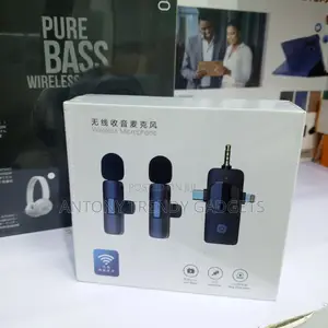 3-in-1 Wireless Lavalier Microphone Usb-C Lightning 3.5mm