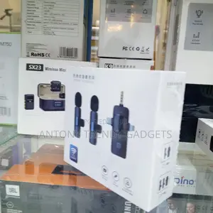 Dual Wireless Mic 2.4ghz for iPhone Android Camera Laptop