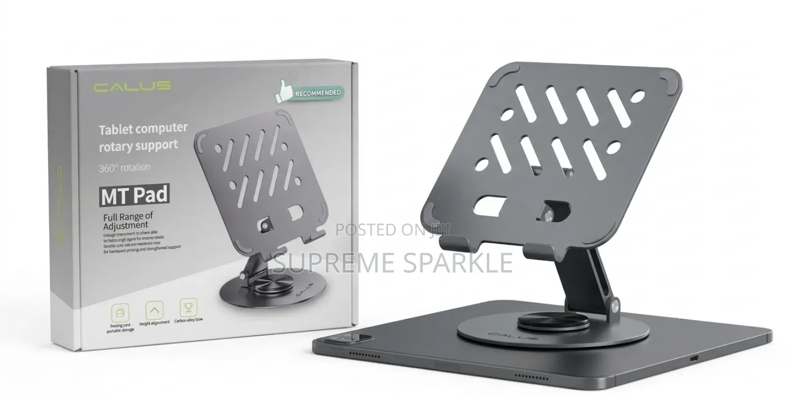 360° Rotatable Tablet/Laptop Stand. Calus Mt Pad