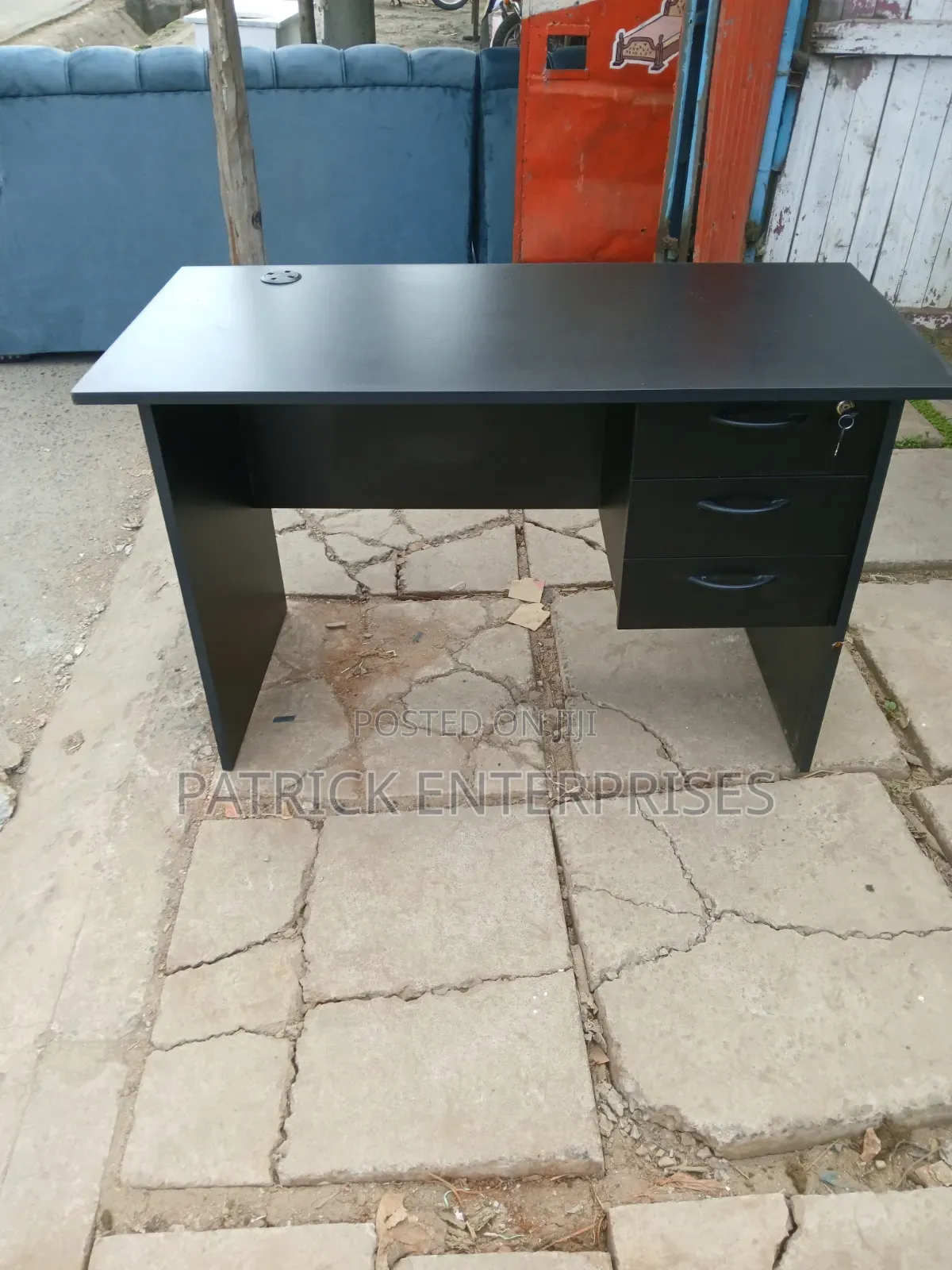 Modern Office/ Study Desk 1200mm Black