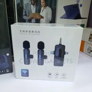 Wireless Lapel Mic 50m Range for Live Streaming Recording