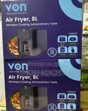 Digital Electric Von 8l Air Fryer