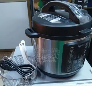 Silver Electric 6litres Syinix Pressure Cooker