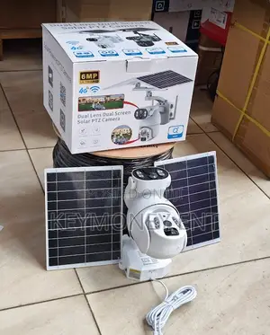 Solar Powered Ubox Dual Lens Outdoor PTZ Camera With 6mp Clarity