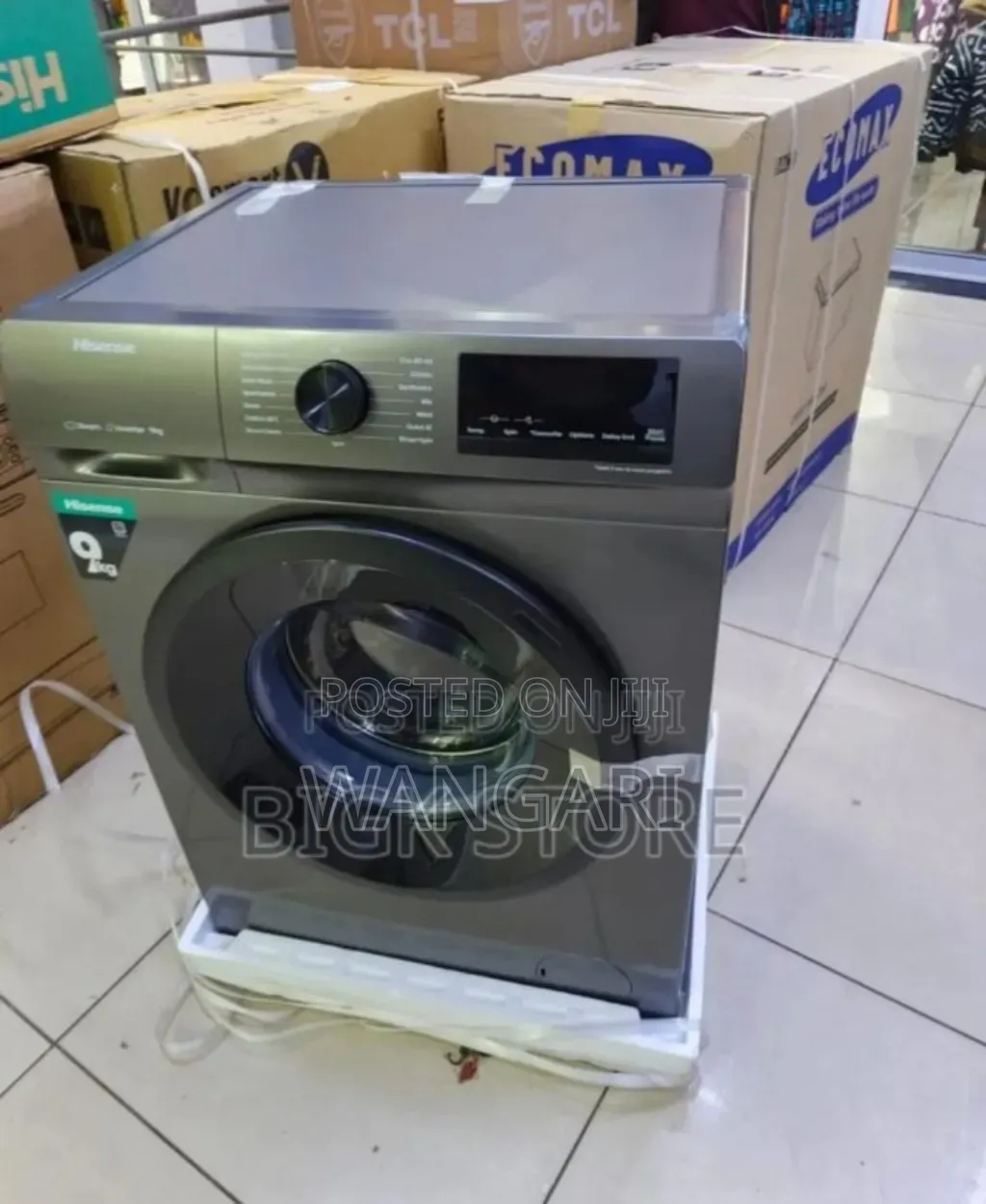 Semi Automatic Hisense 9kgs Front Load Washing Machine