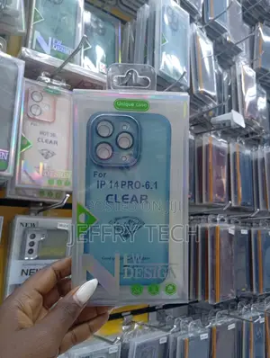 Clear Protective Case Specifically Designed for the iPhone 14 Pro.