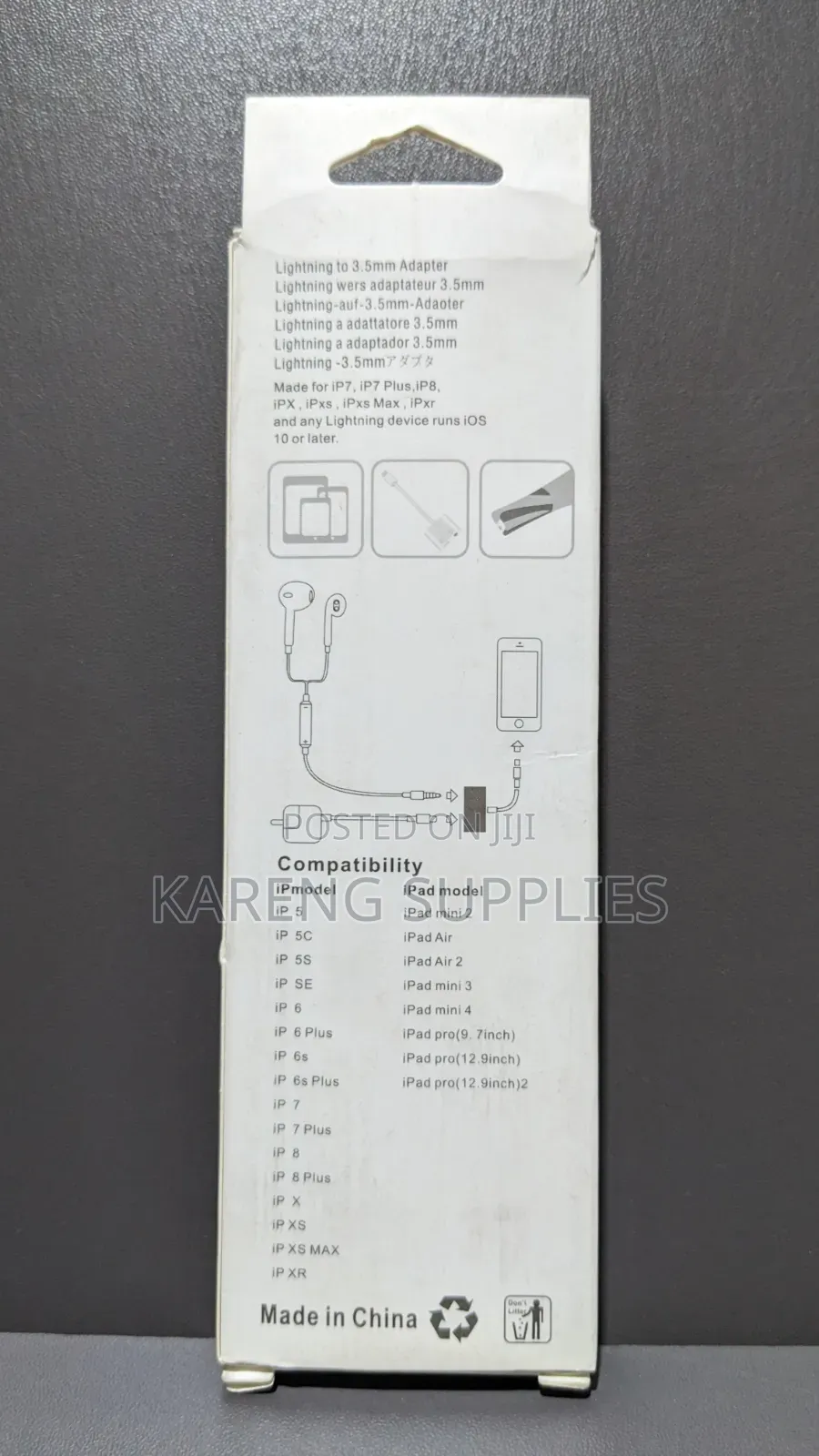 Lightning To 3.5mm Adapter