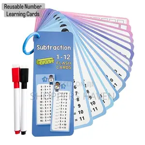 Reusable Number Learning Cards