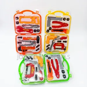 Kids Tool Kit Toy Set - Diy Construction Repair Play Set for Children