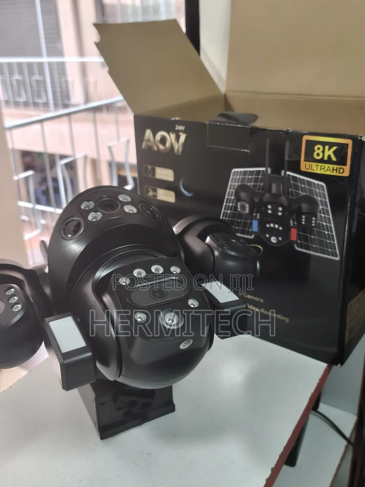 Quad Lens Resolution 4g Enabled Solar Powered CCTV