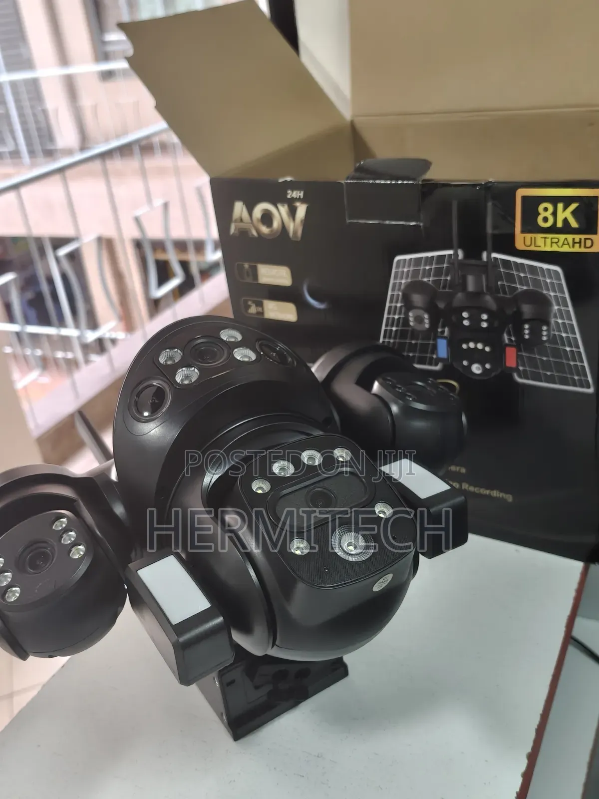 Quad Lens Resolution 4g Enabled Solar Powered CCTV