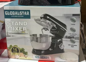 * 5.2 Litres Commercial Stand Mixer