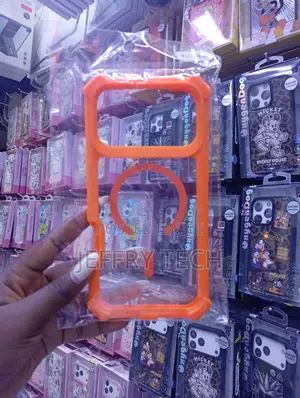 Orange Magnetic Shockproof Phone Case