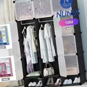 3 Column Portable Wardrobe – Spacious Plastic Closet Organizer