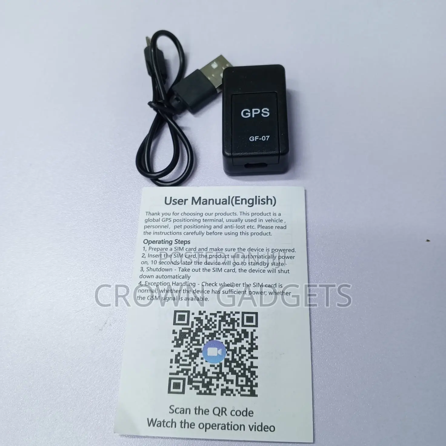 Gf-07 Tracking Device 2g Sim Real Time Location Tracker