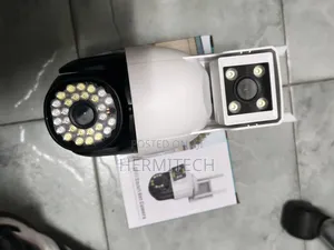 Sd Card 4g Sim Support Dual Lens CCTV Camera Has Ethernet Cable
