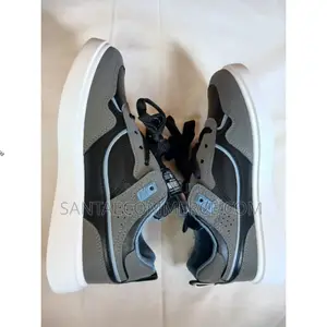 Skate-Style Sneaker (Grey and Black)