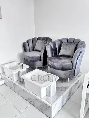 2 Floral Pedicure Seats