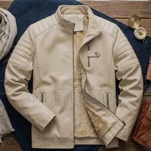 Buckled Classy Leather Jackets Sizes M-4xl