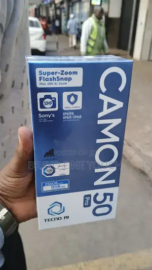New Tecno Camon 50 Pro 256 GB Black