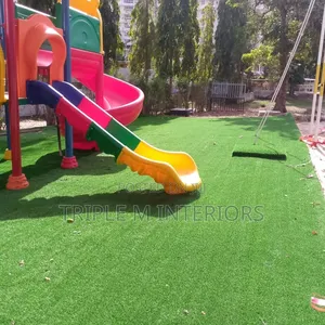 Eco-Friendly Artificial Grass Carpet for Kids Playgrounds