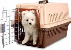Pet Cage for Travelling Storage With Ventilation Space (Small,Brown)