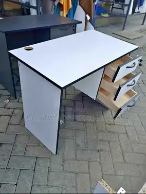 Modern White Executive Office Desk SBB