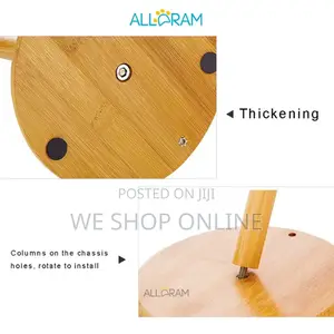 Bamboo Wood Tissue Holder