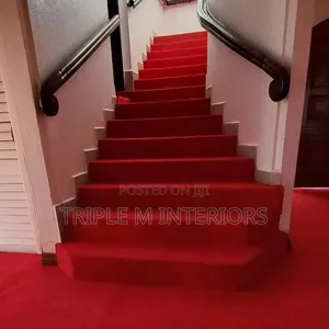 Exclusive Plain Red Carpet | Elegant Space Enhancement