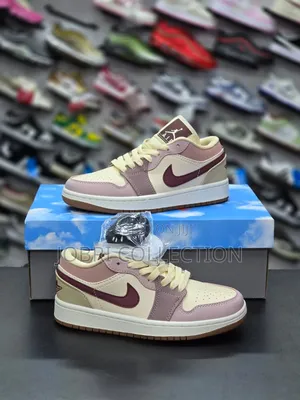 Air Jordan One Low Red Bean Sneakers