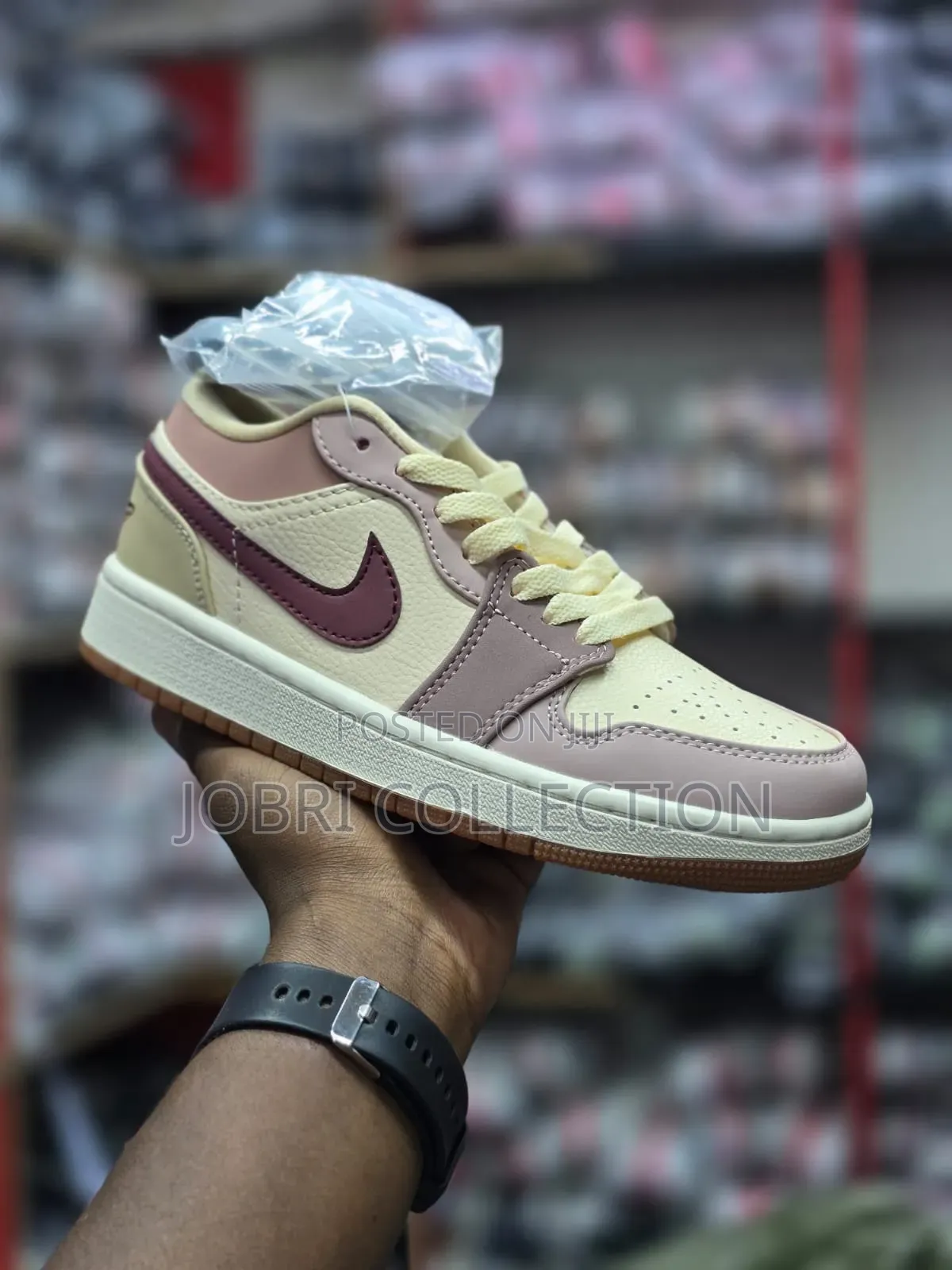 Air Jordan One Low Red Bean Sneakers
