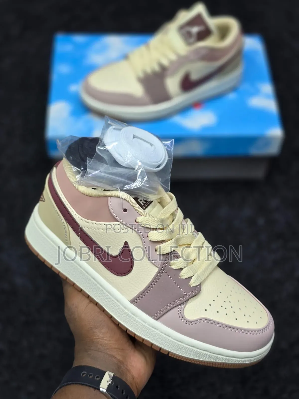 Air Jordan One Low Red Bean Sneakers