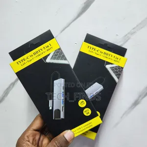 5 in 1 Usb C Hub Multiport Adapter With Hdmi Output
