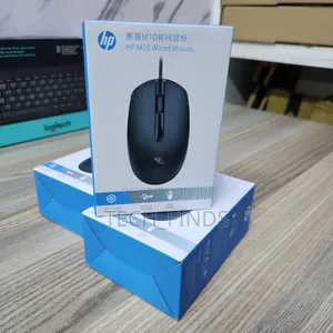 Hp M10 Wired Usb Mouse (6cb80pa) - 3 Buttons, Optical Tracking