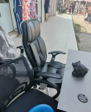 Office Study Adjustable Leather Chair