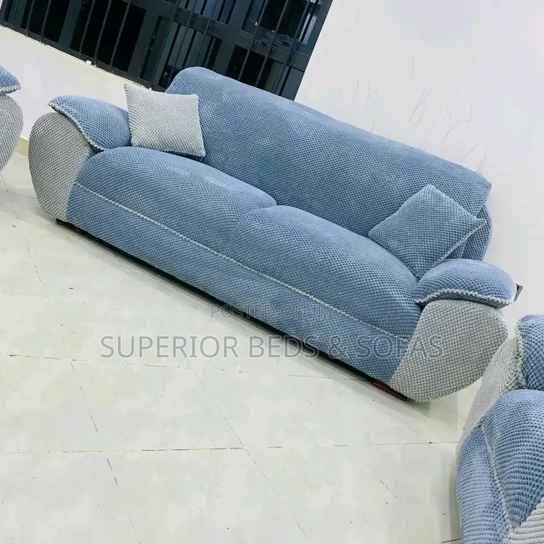 Modern Fabric 3-Seater Sofa