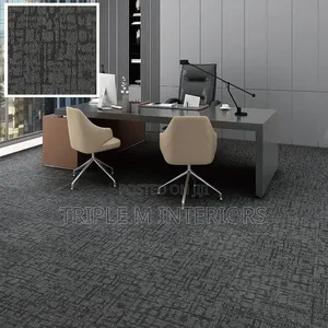 Striped Carpet Tiles | Sleek Office Design