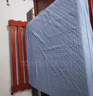 Sky Blue Fitted Quilted Waterproof Mattress Protectors