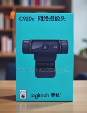 The Logitech C920e Hd Pro Webcam - Black