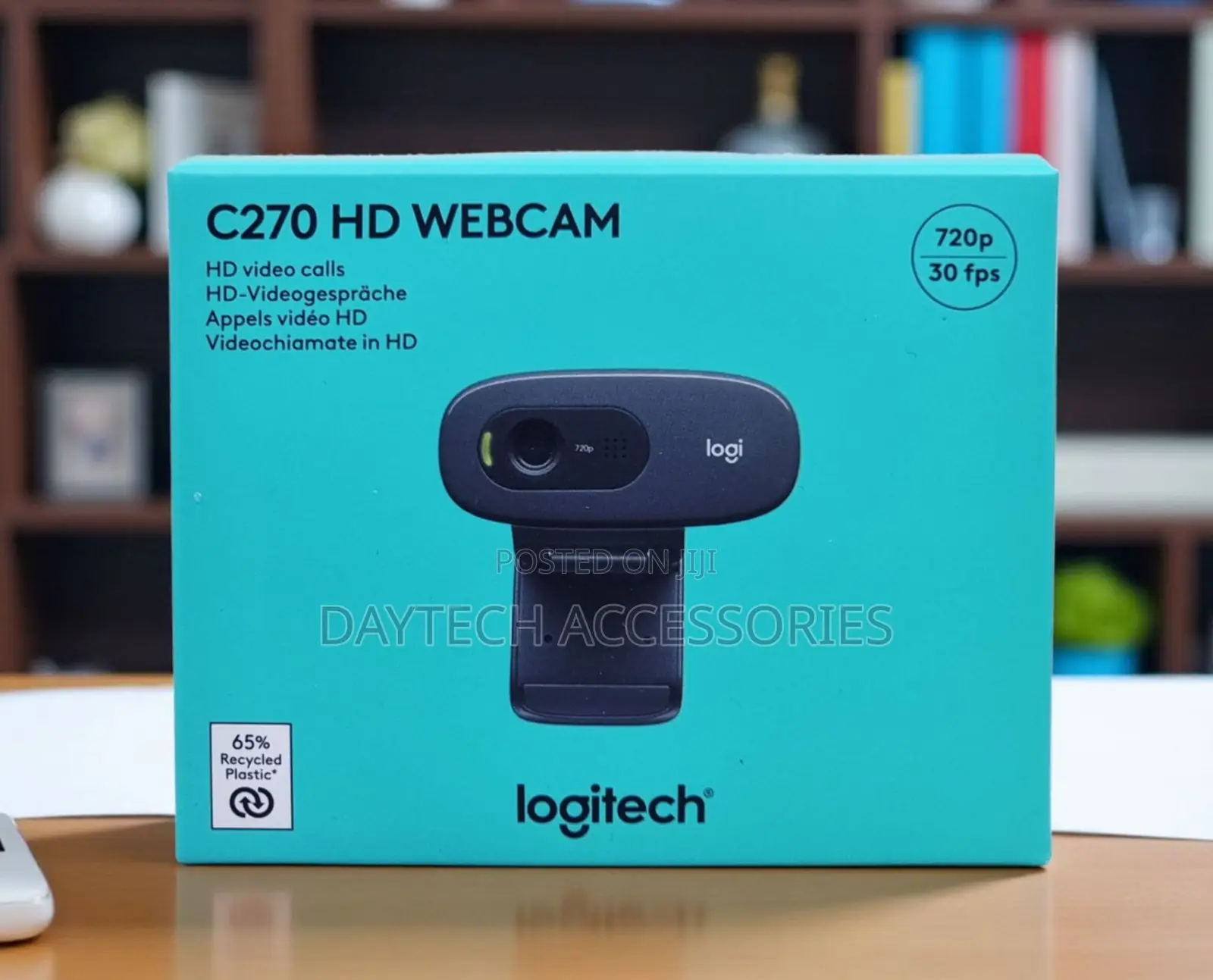 Logitech C270 Hd 720p Webcam for Desktop and Laptop