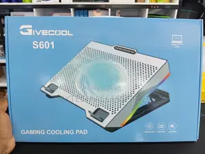 S601 RGB Light Notebook Adjustable Height Gaming Laptop Cooling Pad.