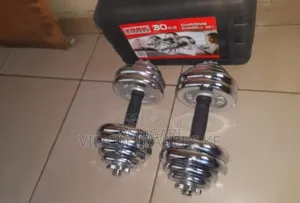 15kgs Pair Chrome 30kgs Dumbesl