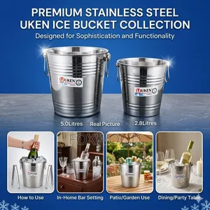 Stainless Steel Uken Ice Bucket 2.8l