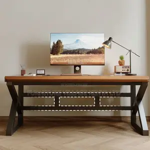 Offic Table ;Modern Rectangle Wooden Work Desk W