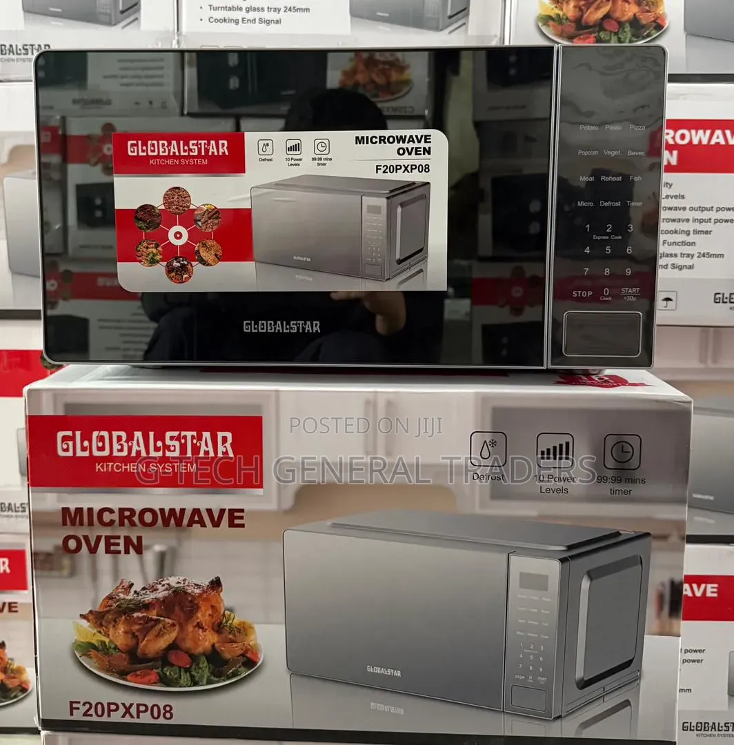 Globalstar 20l Digital Microwave Oven -Silver